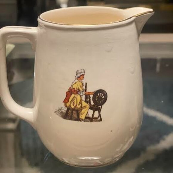 Charming  Falcon Ware Lawrence & Grundy Jug/ Pitcher Vintage English Jug - Picture 2 of 14